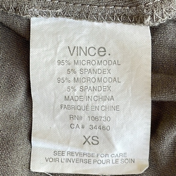 Vince Grey Racerback Tank Top - Picture 5 of 5